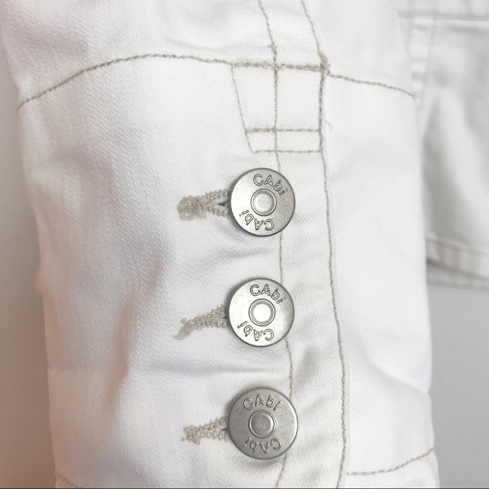 Cabi White Denim Jacket - Picture 6 of 6